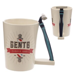 Taza de Cerámica - Asa con Forma de Máquina de Afeitar (solo queda 1)
